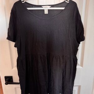 H&M Black Short Sleeve Top maternity